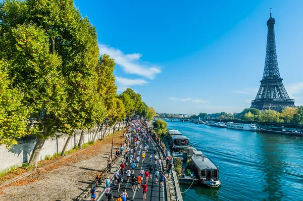 Maratón de paris Francia — Foto de Stock