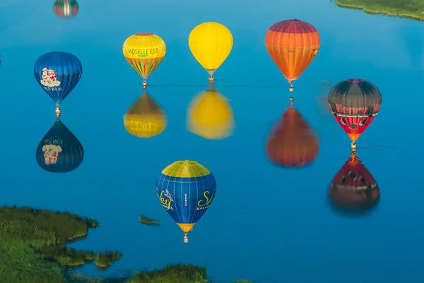 Mondial hot Air Ballon επανένωση στη Λορέιν Γαλλία Εικόνα Αρχείου