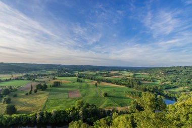 Panorama görüş kubbe dordogne