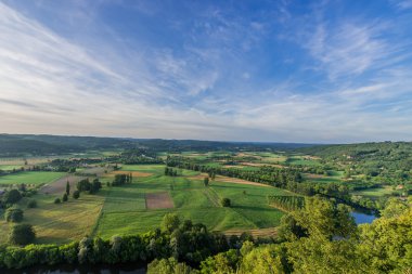 panoramic view from dome dordogne clipart