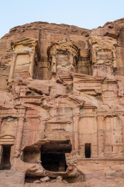 nabatean şehir Petra'dan Korint kabirde jordan