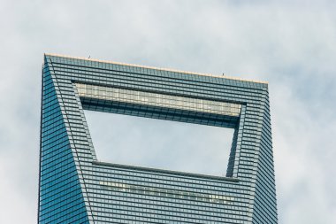 architecture details Shanghai World Financial Center pudong shan clipart