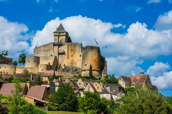 Zamek castelnaud la chapelle Francji — Zdjęcie stockowe