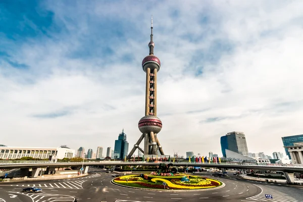 Oriental Pearl Tower pudong shanghai china — Stock Photo, Image