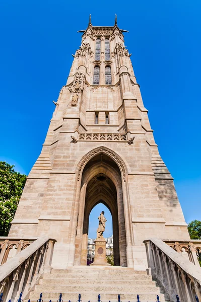 Saint jacques věž město Paříž Francie — Stock fotografie