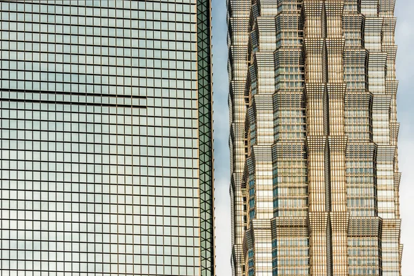 Arkitektur Detaljer jin mao tower shanghai world financial ce — Stockfoto