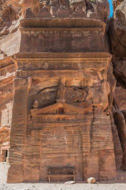 nabatean şehir Petra'dan kabirde jordan