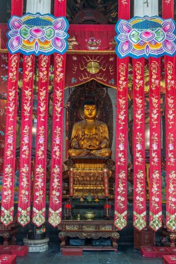 heykelin içinde yeşim buddha Tapınağı Çin shanghai