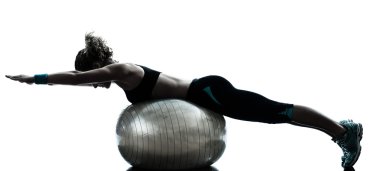 egzersiz fitness topu egzersiz