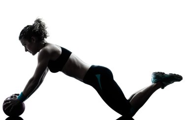 egzersiz fitness topu egzersiz
