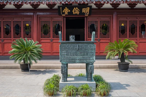 Храм Конфуція Мяо Вень Шанхай, Китай — стокове фото