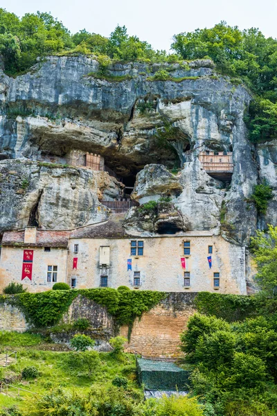 Maison forte de reignac dordogne Périgord Francie — Stock fotografie