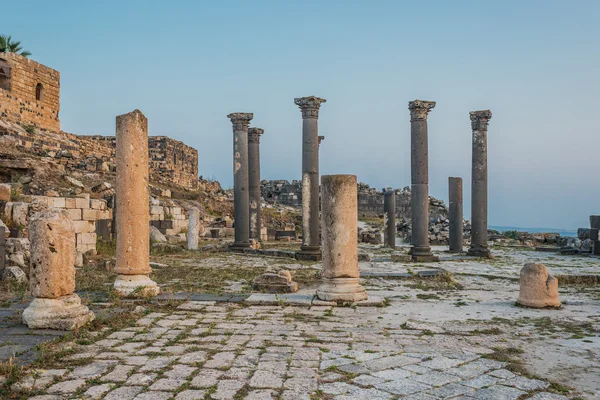 Umm Qais gadara romans ruínas jordânia — Fotografia de Stock