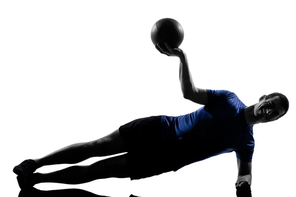 Hombre ejercitando entrenamiento — Foto de Stock