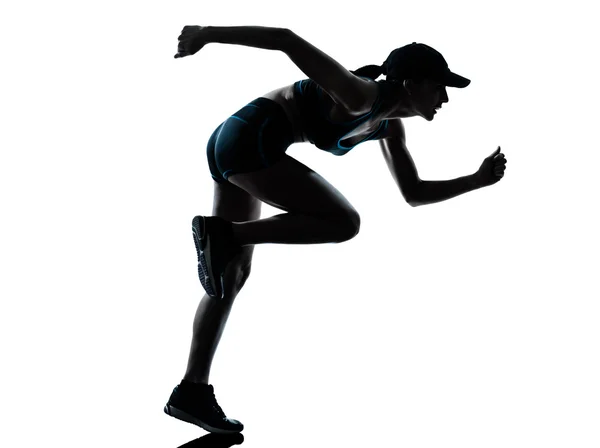 Nő runner kocogó — Stock Fotó