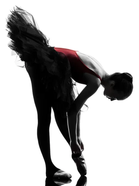 跳舞的年轻女子芭蕾舞女芭蕾舞演员 图库照片