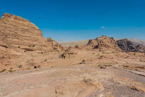 Mănăstirea (Al Deir) din orașul nabatean Petra Iordan — Fotografie, imagine de stoc