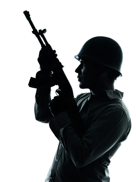 Hadsereg katona férfi portré — Stock Fotó