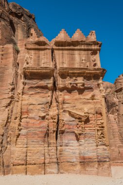nabatean şehir Petra'dan kabirde jordan