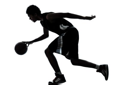 basketbol oyuncusu siluet