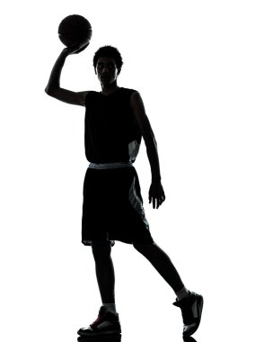 basketbol oyuncusu siluet