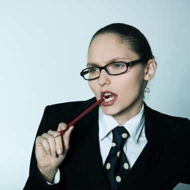 düşünme iş kadını