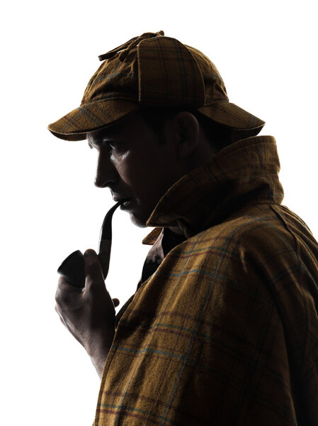sherlock holmes silhouette