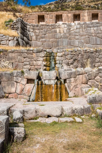 Tambomachay ruins peruvian Andes Cuzco Peru — Stock Photo, Image