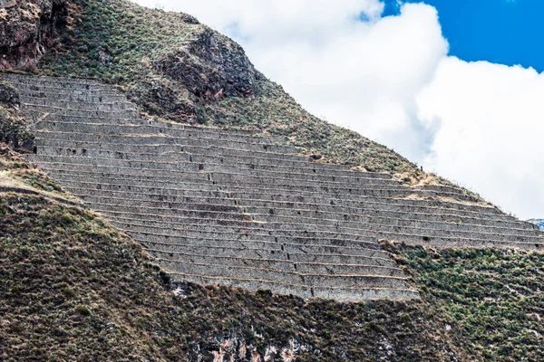 Pisac ruines Peruaanse andes cuzco peru — Stockfoto