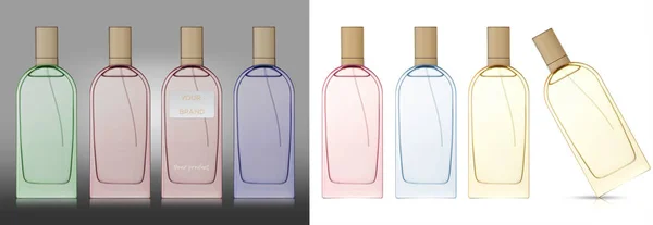 Render Cosmetics Bottles Tubes — Zdjęcie stockowe