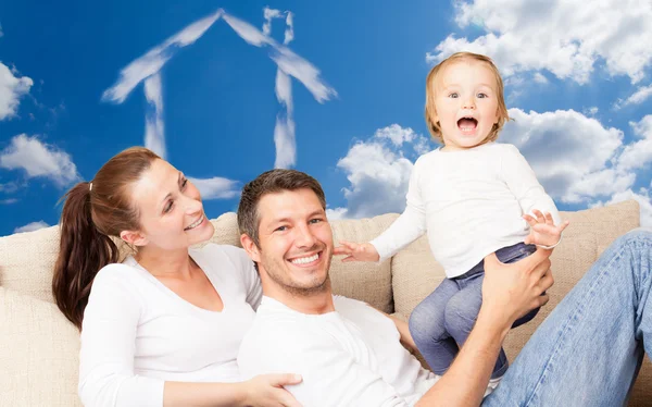 Home family — Stock Photo, Image