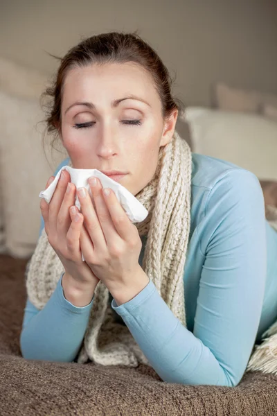 Gripe enferma — Foto de Stock
