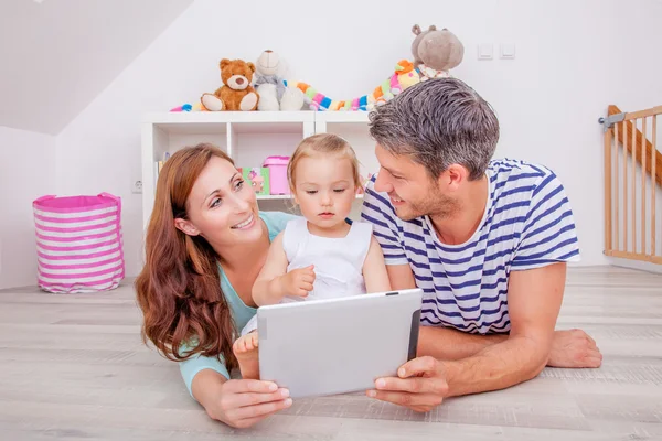 Familia de comprimidos — Foto de Stock