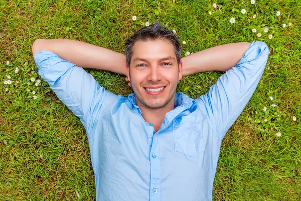 Grass man — Stock Photo, Image