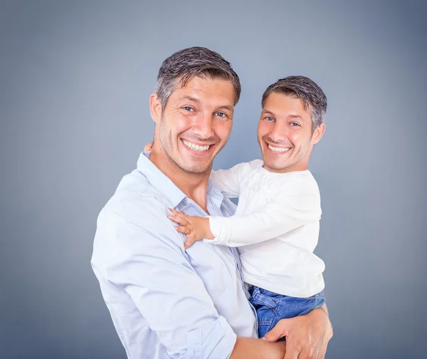 Como o pai assim o filho — Fotografia de Stock