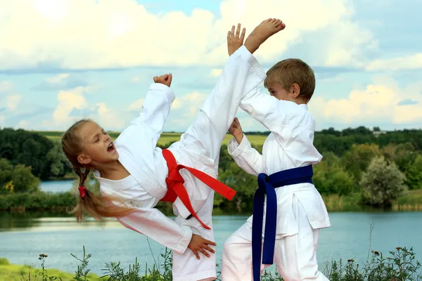 Karate deportivo — Foto de Stock