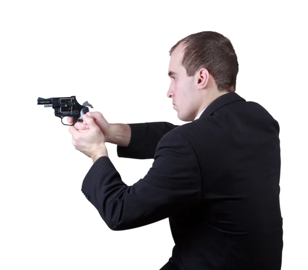 Hombre Proffesional con pistola —  Fotos de Stock