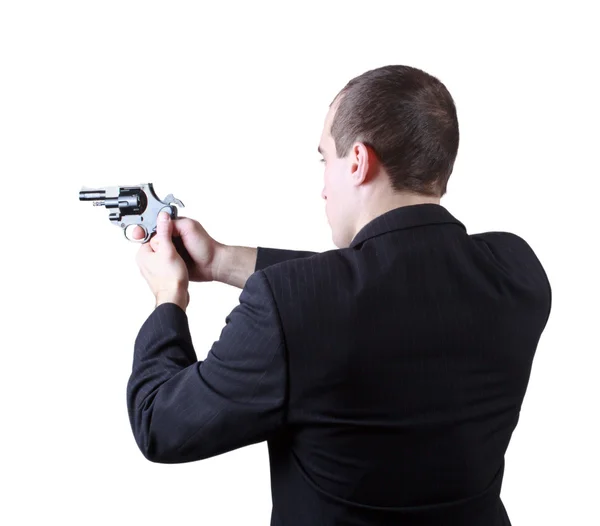 Homem proffesional com arma — Fotografia de Stock