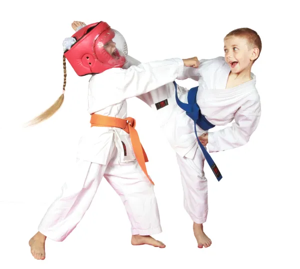 Beautiful sport karate — Stock Photo, Image