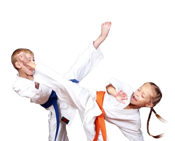 Piękne sportu karate — Zdjęcie stockowe