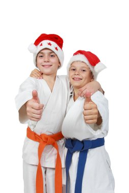 iki kap sporcularda Noel Baba show süper parmak