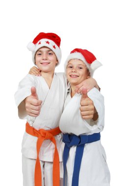 iki kap sporcularda Noel Baba show süper parmak