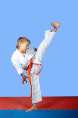 atlet sol ayaklı darbe yoko geri atıyor