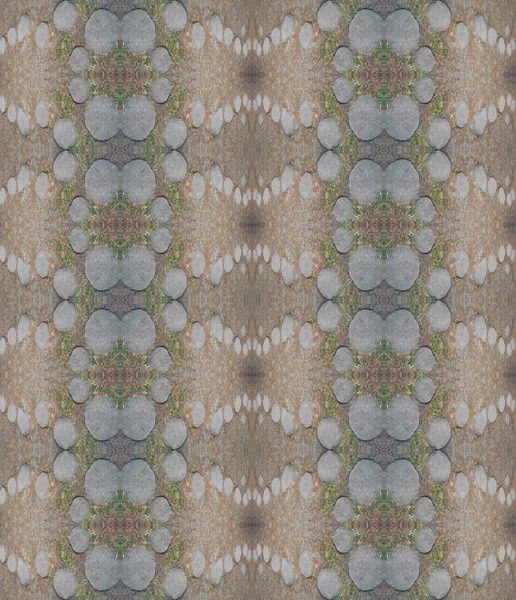 sorunsuz pattern.wooden daireler, çim, toprak.