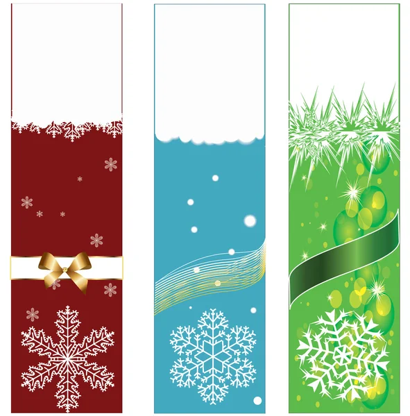 Banderas de Navidad — Archivo Imágenes Vectoriales