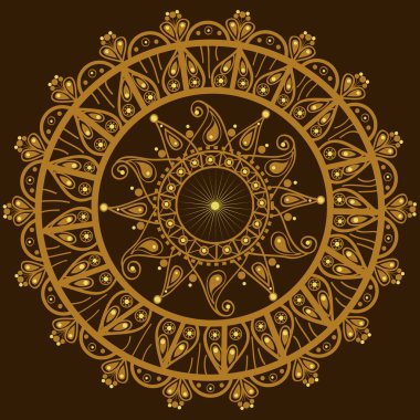 Dekoratif yuvarlak dekorasyon