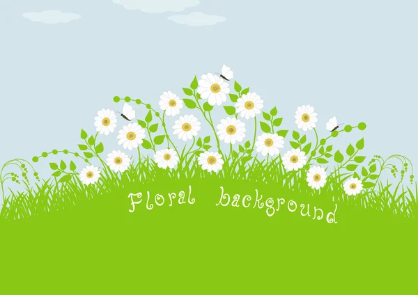 Floral background — Stock Vector