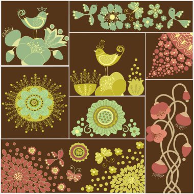 çiçek ile sekiz kareler