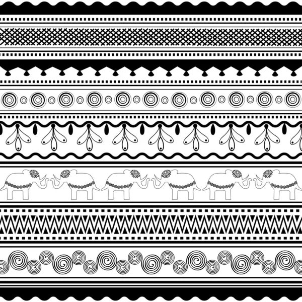 Ethnic ornamental pattern — Stock Vector