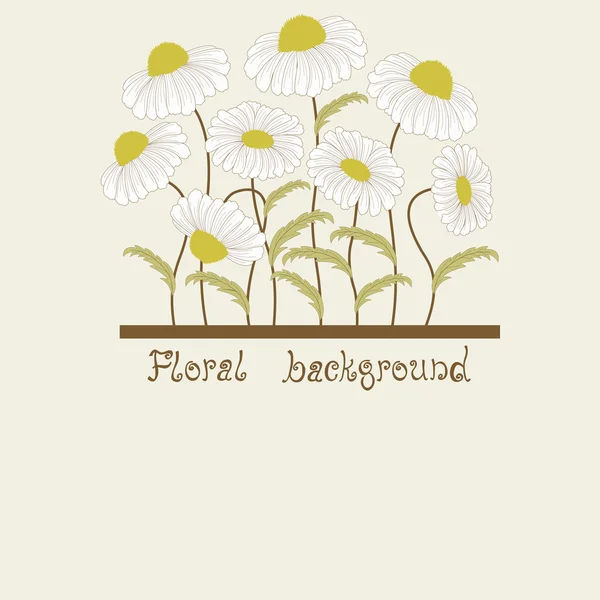 Floral background — Stock Vector